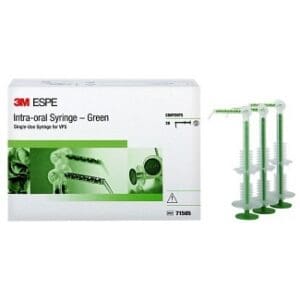 3M 71505 ΕΝΔΟΣΤΟΜΑΤΙΚΗ ΣΥΡΙΓΓΑ INTRA-ORAL GREEN 20ΤΜΧ