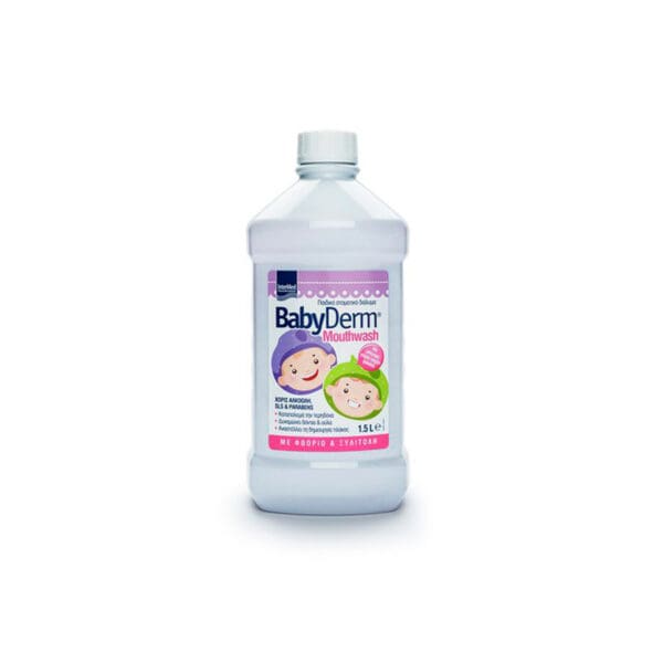 INTERMED BABYDERM MOUTHWASH BUBBLEGUM 15L