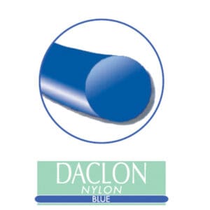 DACLON NYLON BLUE 75 CM EP1.5 USP4/0 NEEDLE 3/8 CIR.REV.CUT.16MM