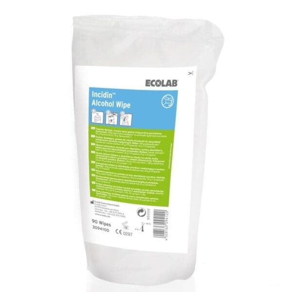 ECOLAB INCIDIN ALCOHOL WIPES (90 TMX)