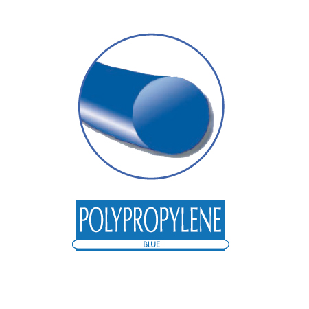 POLYPROPYLENE 45CM EP 0.7 USP 6/0 NEEDLE 3/8 CIR.REV.CUT. 16MM