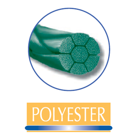 POLYESTER GREEN 75 CM EP 2 USP 3/0 NEEDLE 3/8 CIR.REV.CUT.19MM